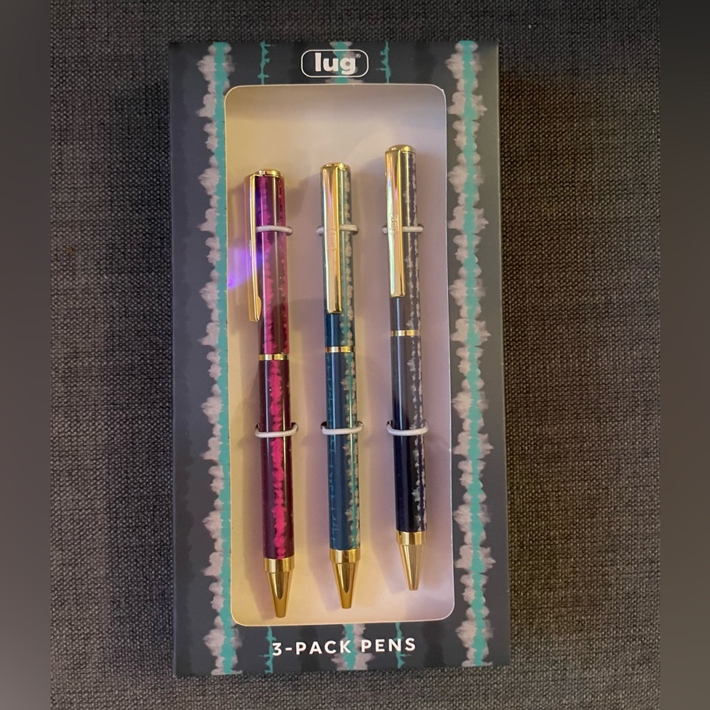 NEW Lug Pens 3-Pack - Scribble - Shibori